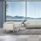 Brustle Sofa Set 3Pc 8334 in Light Grey Eco-Leather by VIG