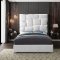 Milan Bed in White Faux Leather by Meridian w/Options