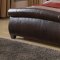 24330 Hammett Upholstered Bed by Acme in Espresso Leatherette