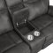 Lawrence Motion Sofa 603504 in Charcoal by Coaster w/Options