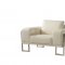 U808 Sofa & Loveseat Set in White by Global w/Options