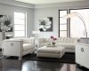 Chaviano Sofa in Pearl Leatherette 505391 by Coaster w/Options