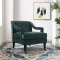 Concur Sofa in Green Velvet Fabric by Modway