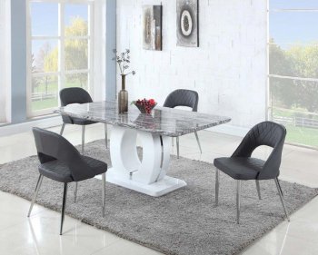 Samantha Dining Table 5Pc Set Chintaly [CYDS-Samantha-DT]