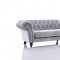 Alexandrina Sofa Set 3Pc in Grey Fabric by VIG