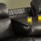 Marille Motion Sofa 9724BLK in Black by Homelegance w/Options