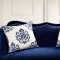 Zaffiro Sofa SM2231 in Royal Blue Fabric w/Options