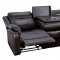 Yerba Recliner Sofa 9990DB in Dark Brown by Homelegance