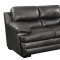 Wilton Sofa & Loveseat in Black Leather Match w/Options