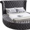 Luxus Velvet Bed in Grey by Meridian w/Options