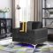 U98 Sofa & Loveseat Set in Black Velvet by Global w/Options