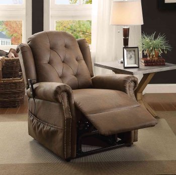 Roeland Power Lift Chair 8438 in Dark Brown by Homelegance [HERC-8438-1LT Roeland]