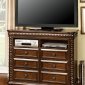 CM7986 Mandeville TV Stand in Brown Cherry