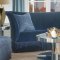 Kaffir Sofa 53270 Sofa in Dark Blue Fabric by Acme w/Options