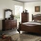 Manfred Bedroom in Dark Walnut by Acme w/Optional Casegoods