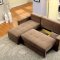 Murdo Sectional Sofa CM6323 in Brown Fabric