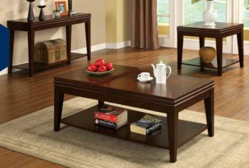 CM4134 Richmond Coffee Table in Dark Cherry w/Options [FACT-CM4134 Richmond]