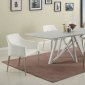 Katie Dining Table in Grey 5Pc Set by Chintaly