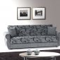 Jasmine Sofa Bed & Loveseat Set in Grey Chenille by Rain