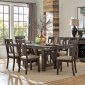 Mattawa Dining Table 5518-78 in Brown by Homelegance w/Options