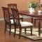 Cherry Finish Traditional 5Pc Dining Room Set w/Optional Items