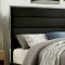 Gillian Bed CM7262BK in Black & Chrome Accents