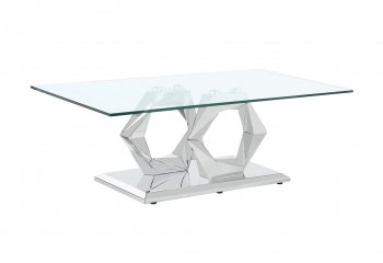 T1675CT Coffee Table by Global w/Glass Top & Options [GFCT-T1675CT]