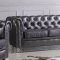 Bosco Sofa & Loveseat Set in Black Leatherette w/Options