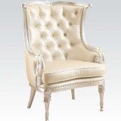 59122 Pawnee Accent Chair in Beige Leatherette by Acme