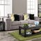 Bradford Sofa SM6154 in Warm Gray Chenille Fabric w/Options