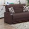 Alpine Sofa Bed in Brown Bonded Leather by Empire w/Options