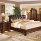 Warm Cherry Finish Classic Traditional Bed w/Optional Case Goods