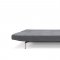 Ifelt Dark Grey Fabric Modern Sofa Bed Convertible w/Metal Legs