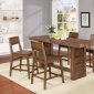 Barnes 5Pc Counter Ht Dining Set 108178 in Natural by Coaster