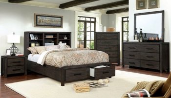 Strasburg Bedroom CM7384BR in Wire-Brushed Brown w/Options [FABS-CM7384BR-Strasburg]