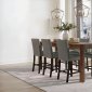 Keats Counter Ht Dining Set 5Pc 110348 in Chestnut by Coaster