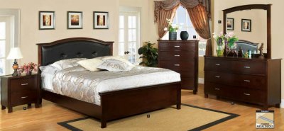 CM7599 Crest View Bedroom in Brown Cherry w/Optional Casegoods