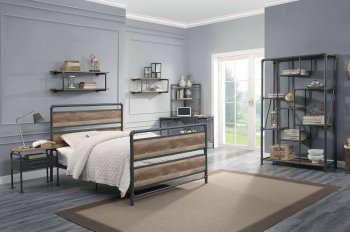 Brantley Youth Bedroom 35885 3Pc Set in Gray & Oak by Acme [AMKB-35885 Brantley]