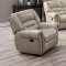 G687 Motion Sofa & Loveseat in Beige Bonded Leather by Glory