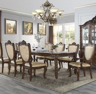 Devayne Dining Table DN01361 in Dark Walnut by Acme w/Options