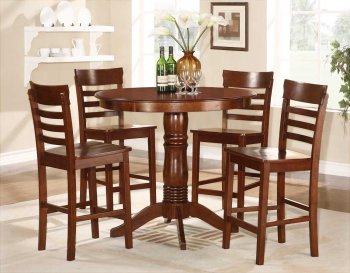 2457-36 Wayland 5Pc Counter Height Dining Set by Homelegance [HEDS-2457-36 Wayland]