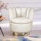 Lily Accent Chair 578 in Cream Velvet by Meridian