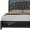 Salerno Bedroom Set 5Pc in Black by Global w/Options