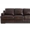 Alhambra Sofa in Brown Leather by Klaussner w/Options