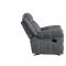 Zubaida Motion Sofa 55025 in Gray Velvet by Acme w/Options