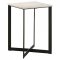 Tobin Coffee Table 3Pc Set 707698 in White & Black by Coaster