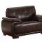 Alpena Sofa 8468 in Dark Brown by Homelegance w/Options