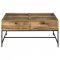 Stephie Coffee Table 704698 Honey Brown by Coaster w/Options