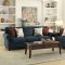 Summerson Sofa 8305FA in Navy Fabric by Homelegance w/Options