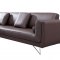 Bruno Sectional Sofa in Espresso Premium Leather by J&M